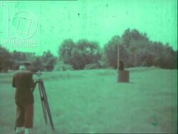 Fountains and water in the city. Paris, 1950s Stock Footage