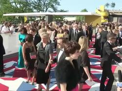 ATMOSPHERE: Arqiva British Academy Television Awards at The National Theatre on May 27, 2012 in London, England (Footage by WireImage Video/Getty Images) Stock Footage