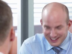 HD: Financial Advisor Talking With His Client Stock Footage