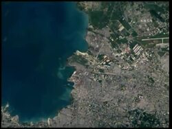 NASA satellite image of Port-au-Prince after quake News Clip