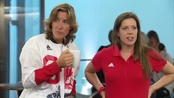 Katherine Grainger At Heathrow Reception Event News Clip