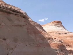 Navaho Sandstone Humps Stock Footage