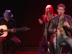PERFORMANCE: Matthew Morrison at the Starburst Presents Songwriters Music Series To Benefit The VH1 Save The Music Foundation With Matthew Morrison at New York NY.  Stock Footage