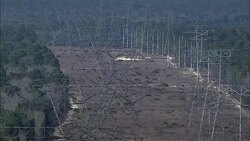 Major Power Lines  - Aerial View - Florida,  Sumter County,  United States Stock Footage
