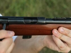 Riffle fire Stock Footage