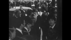 CAN576 PRINCESS MARGARET AND LORD SNOWDON ATTEND PREMIERE OF NEW BEATLES' FILM HELP! News Clip