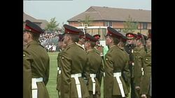 Princess Diana inspecting troops News Clip