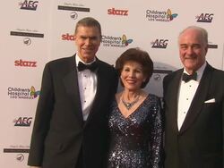 Marion Anderson (Center), John Anderson (R) at the Celebrities, Dignitaries 'Dream For Kids' At Grand Opening Gala Celebrating New Hospital At Children's Hospital Los Angeles at Los Angeles CA. (Footage by WireImage Video/GettyImages) Stock Footage