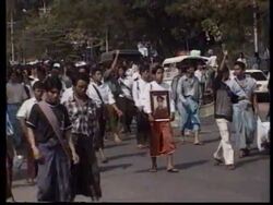 BURMA: AUNG SAN SUU KYI'S REACTION TO US IMPOSING ECONOMIC SANCTIONS News Clip