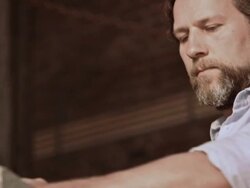 Stonemason sharping tools Stock Footage