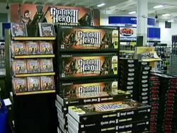 Best Buy Presents Guitar HeroÂ® III: Legends of Rock Launch Party Stock Footage