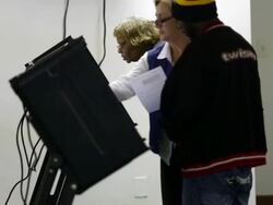 Midterms Elections Held Across The U.S. Stock Footage
