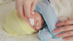 Sleeping Newborn Stock Footage