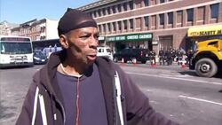 Baltimore resident speaks after night of riots News Clip