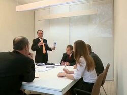 Business Meeting Stock Footage