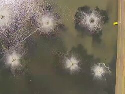 WS AERIAL View of farm field / Werribee, Victoria, Australia Stock Footage