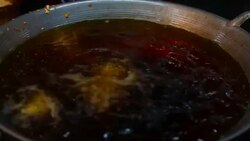 Fried Fish Patty Cooking Stock Footage
