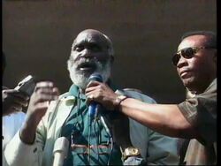 ZAMBIA: KENNETH KAUNDA FREED FROM HOUSE ARREST News Clip