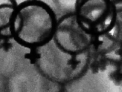 FEMALE : one purple, white back - (LOOP) Stock Footage