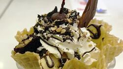 chocolate ice cream Stock Footage