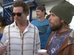 Matthew McConaughey at MaliBLUE Festival, Sponsored by Emergen-C and Surfrider Stock Footage