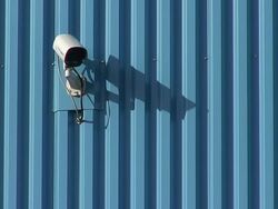 MS Shot of observation camera / Saarlouis, Saarland, Germany Stock Footage