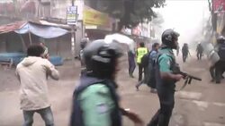 Police clash with protesters, general strike as political crisis continues News Clip