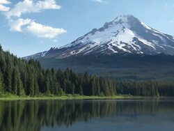 Mt. Hood in Oregon Stock Footage