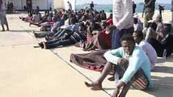 CLEAN : Two migrants die 108 rescued off Libya coast: coastguard News Clip