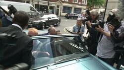 Chris Evans mobbed by press after being announced as new host of Top Gear News Clip