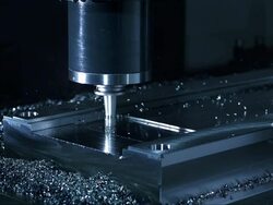 Face Milling Process (Super Slow Motion) Stock Footage