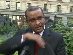 'Team Earth' Focus on Forest Protection Announcement Stock Footage