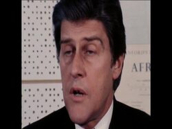 SYND 3 6 77 RHODESIAN FOREIGN MINISTER VAN DER BYL INTERVIEW Instructional Video