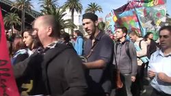 March by environmentalists and indigenous to highlight "water crisis" News Clip