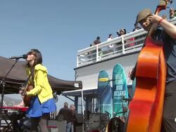 Matthew McConaughey at MaliBLUE Festival, Sponsored by Emergen-C and Surfrider Stock Footage