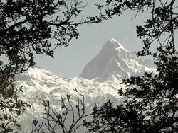 View of the Himalaya mountains Stock Footage