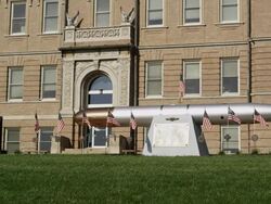 Saunders County Courthouse Stock Footage