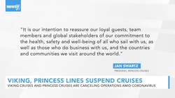 Multiple Cruise Lines Suspend Operations Due To Coronavirus News Clip