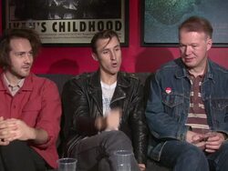 INTERVIEW - Edwyn Collins, Edward Lovelace, James Hall on bringing the film to the London Film Festival at 'The Possibilities Are Endless' Interviews Stock Footage