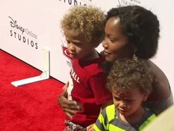 Garcelle Beauvais at the Disney/Pixar Celebrates the Launch of the World of Cars Online at Burbank CA. (Footage by WireImage Video/GettyImages) Stock Footage