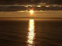 Sunset over the Arctic News Clip