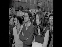 SYND 08-6-69 ROME PRO DIVORCE DEMONSTRATION News Clip