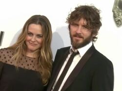 Alicia Silverstone at The Book Of Mormon Los Angeles Opening Night Stock Footage