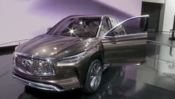 2017 Infiniti QX50 Concept world premiere montage Stock Footage