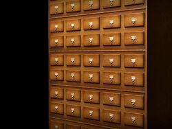 Card index Stock Footage