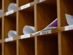 paning near locker side Stock Footage