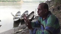VOICED : Principal rio de Colombia golpeado por sequia News Clip