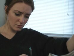 HD DOLLY: Unemployed and looking for work Stock Footage