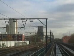 RaIlway: Train Driver's Point of View Stock Footage