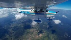 Flight over the landscape of Istria, Croatia Stock Footage